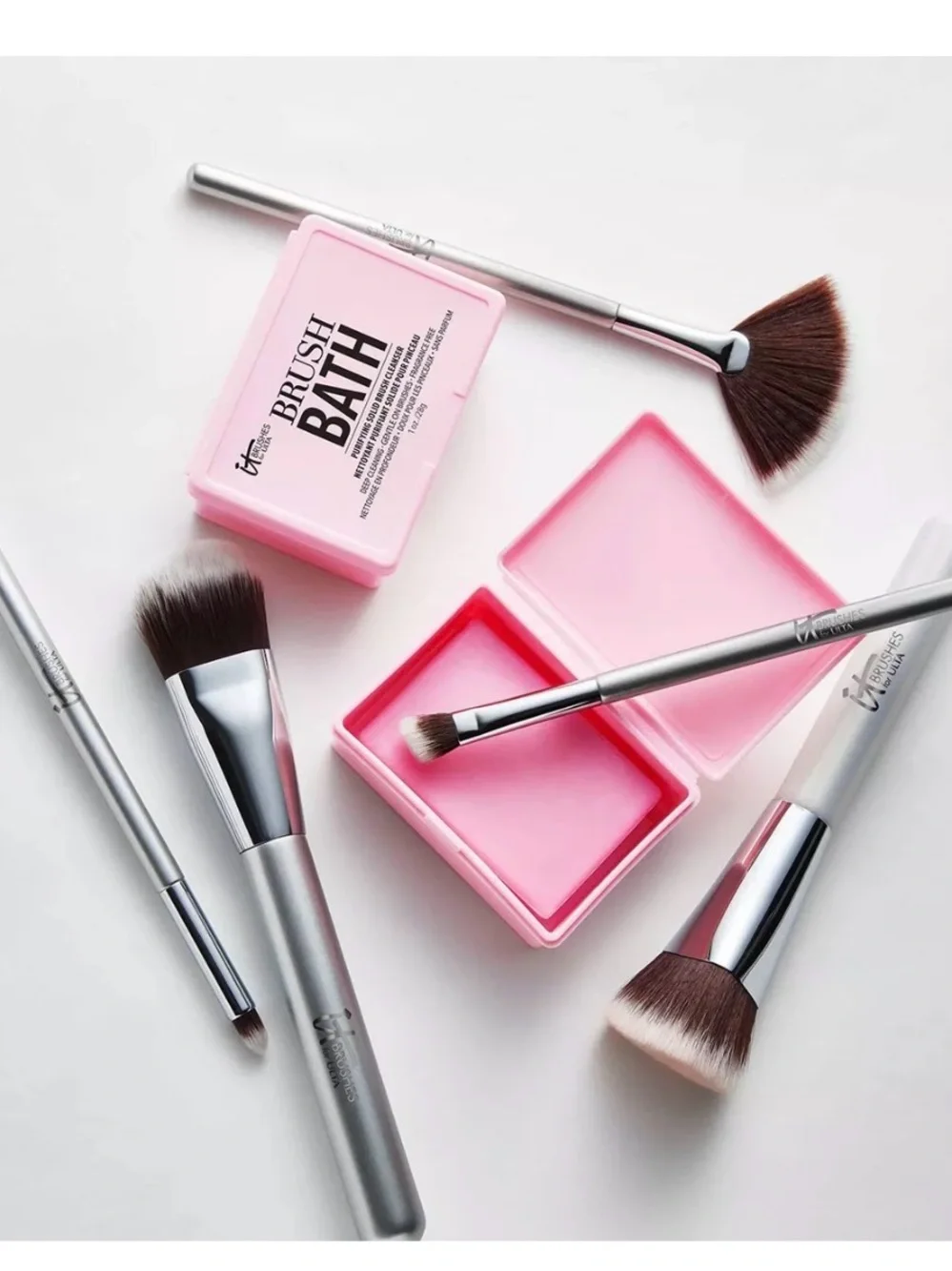 It Cosmetics Brush Bath Purifying Solid Makeup Brush Cleanser New Sealed 1oz